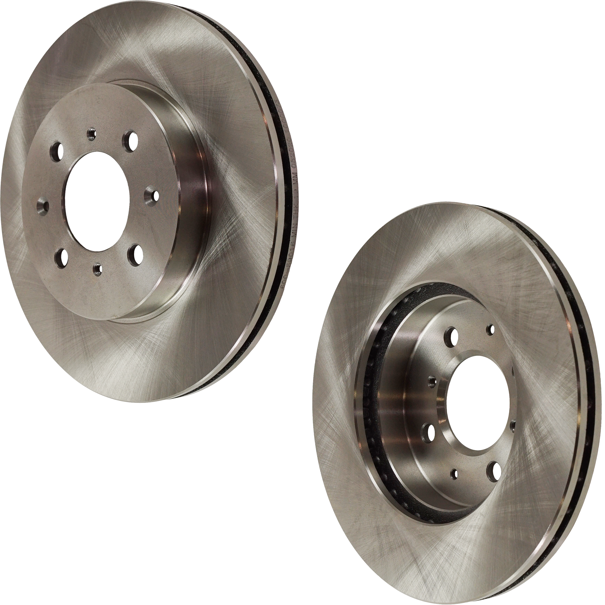 Front Brake Discs, Plain Surface, Vented, 4 Lugs, 10.31 in. Disc Diameter, Pro-Line Series - Image 2