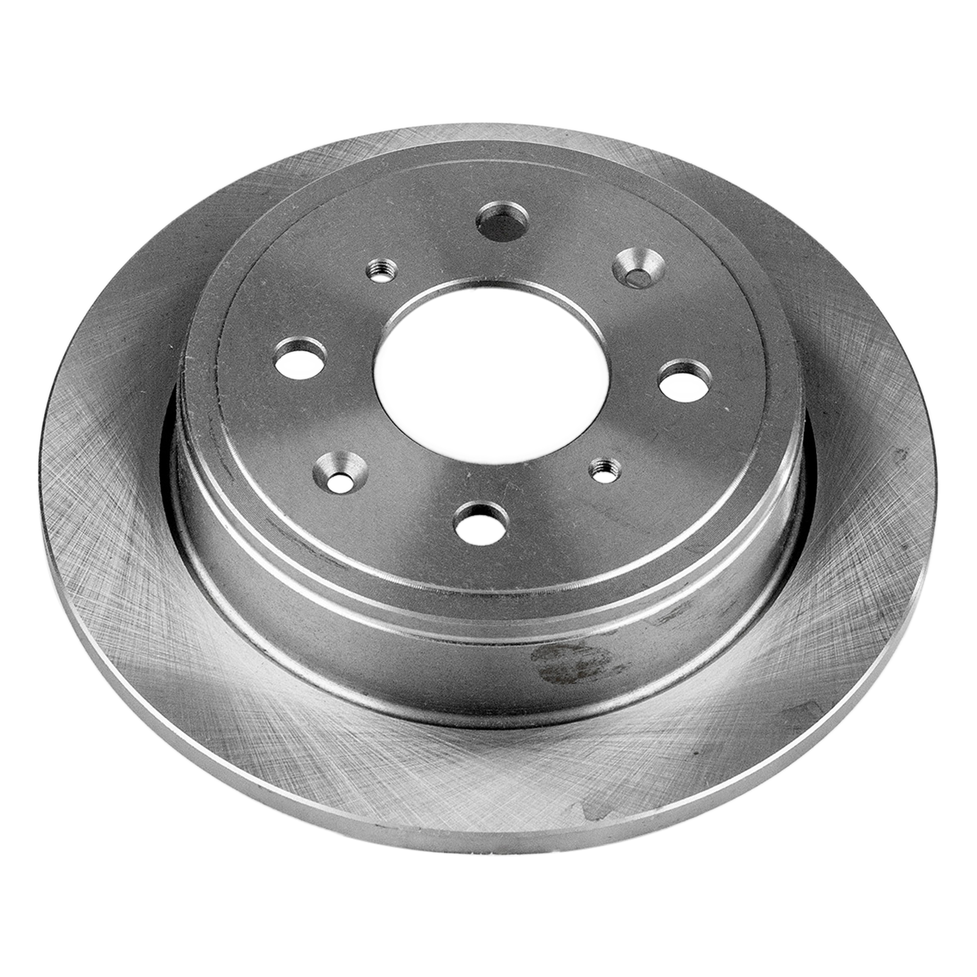 Rear Brake Disc, Natural Finish, Plain Surface, Solid, 4 Lugs, 239.01 mm, Pro-Line Series - Image 4