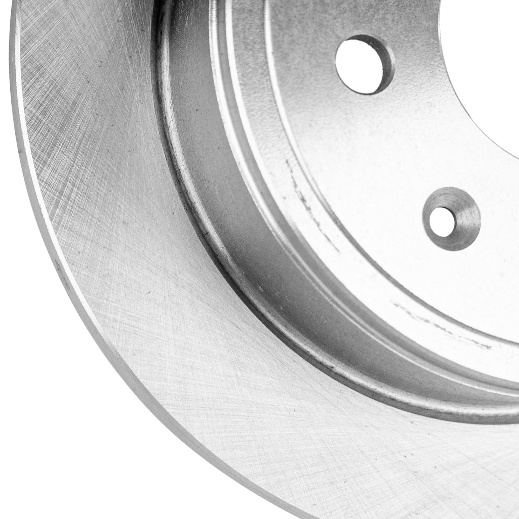 Rear Brake Disc, Natural Finish, Plain Surface, Solid, 4 Lugs, 239.01 mm, Pro-Line Series - Image 5