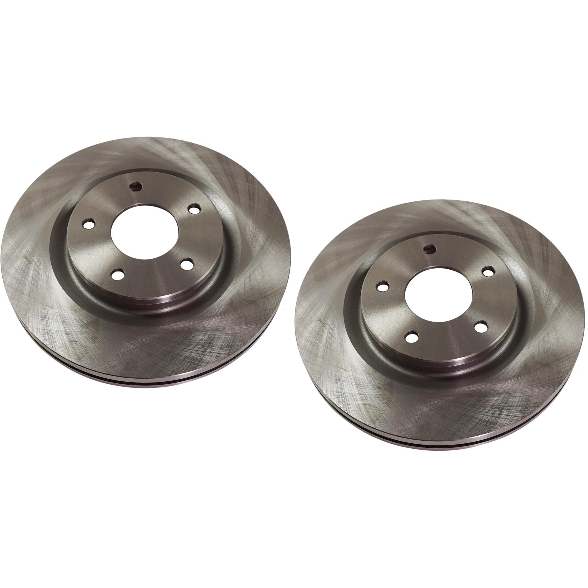 Front Brake Disc, Natural Finish, Plain Surface, Vented, 5 Lugs, 296 mm, 1.6L, 4Cyl, Pro-Line Series