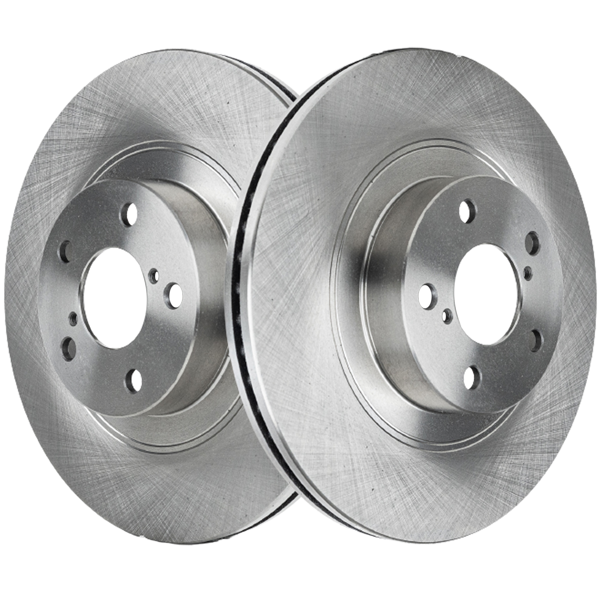 Front Brake Disc, Natural Finish, Plain Surface, Vented, 5 Lugs, 293.4 mm, Pro-Line Series - Image 2