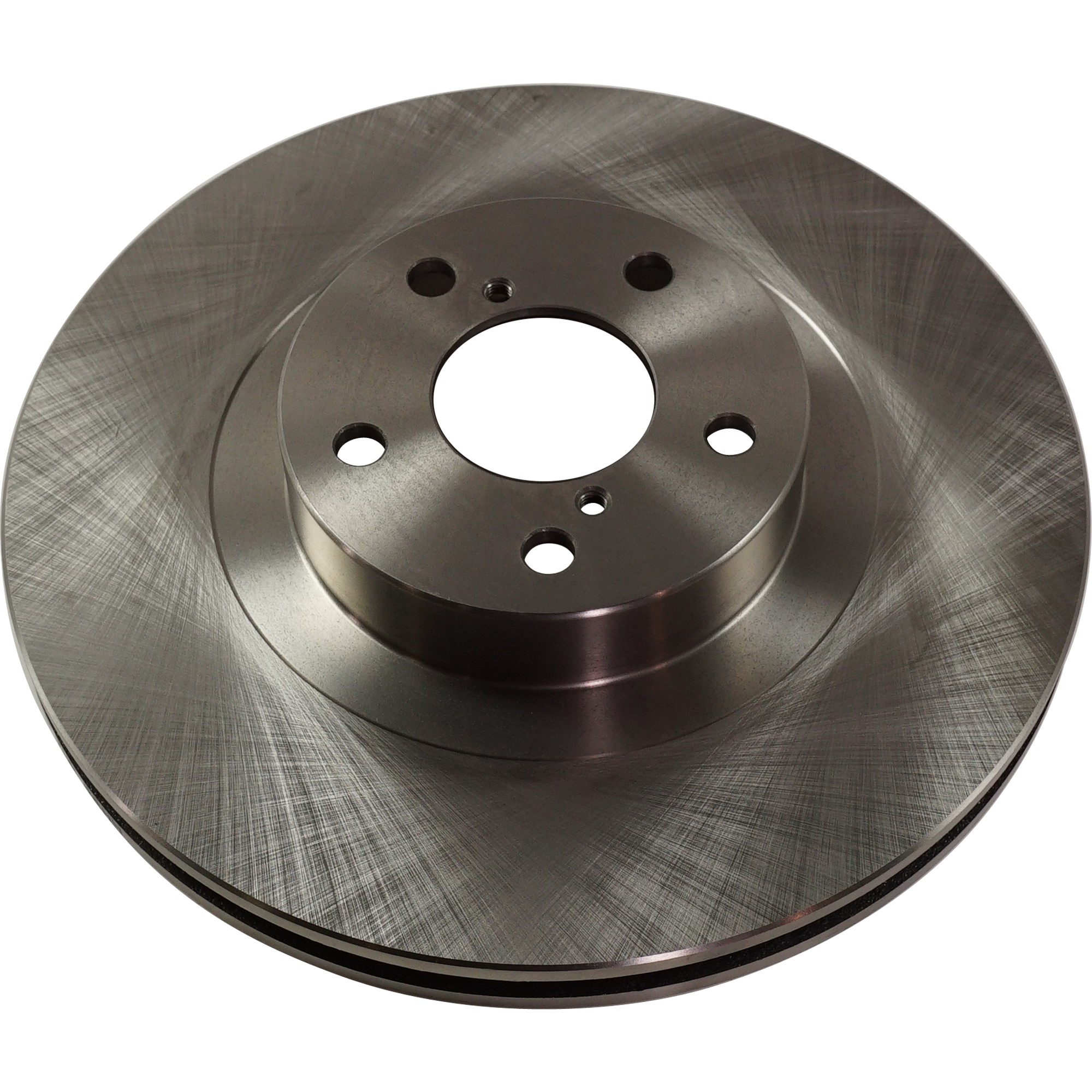 Front Brake Disc, Natural Finish, Plain Surface, Vented, 5 Lugs, 293.62 mm, Pro-Line Series - Image 2