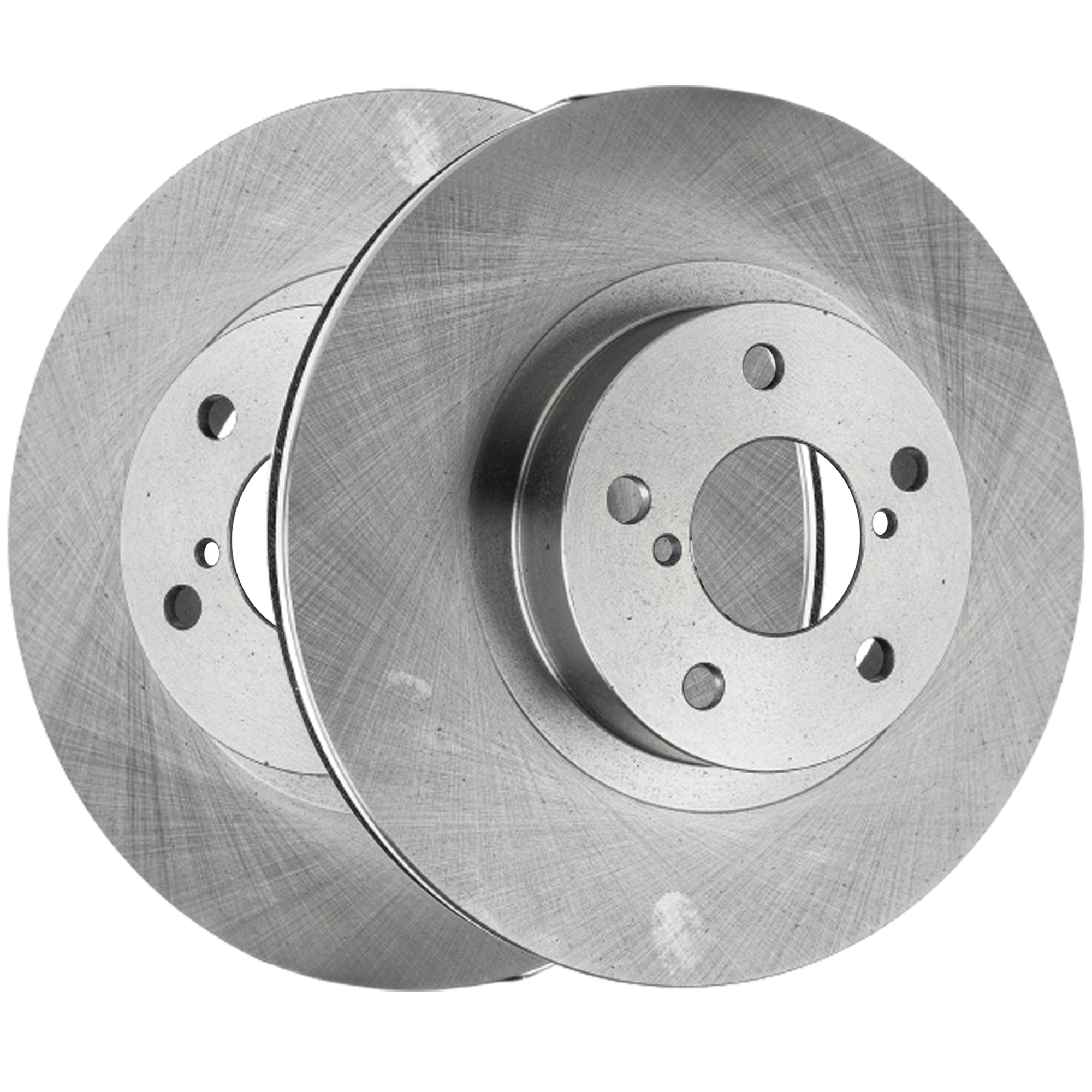 Front Brake Disc, Natural Finish, Plain Surface, Vented, 5 Lugs, 276.86 mm, Pro-Line Series - Image 2