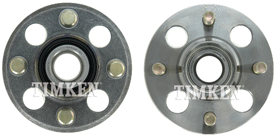 SET-TM513035 Rear, Driver and Passenger Side Wheel Hub, 4 Lugs, With Bearing, FWD, Timken OE Replacement - Image 2