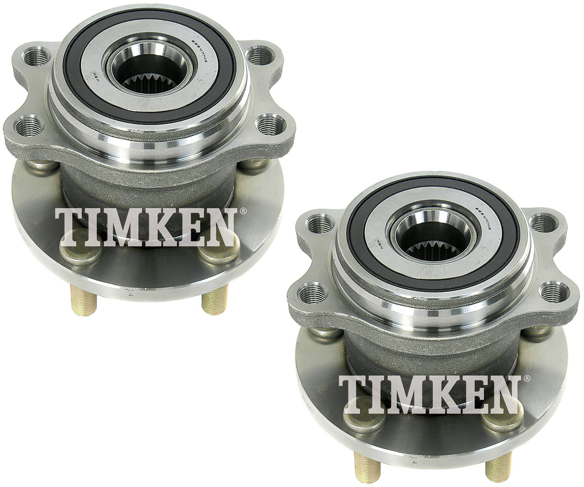 SET-TMHA590119 Rear, Driver and Passenger Side Wheel Hub, With Bearing, AWD, Timken OE Replacement