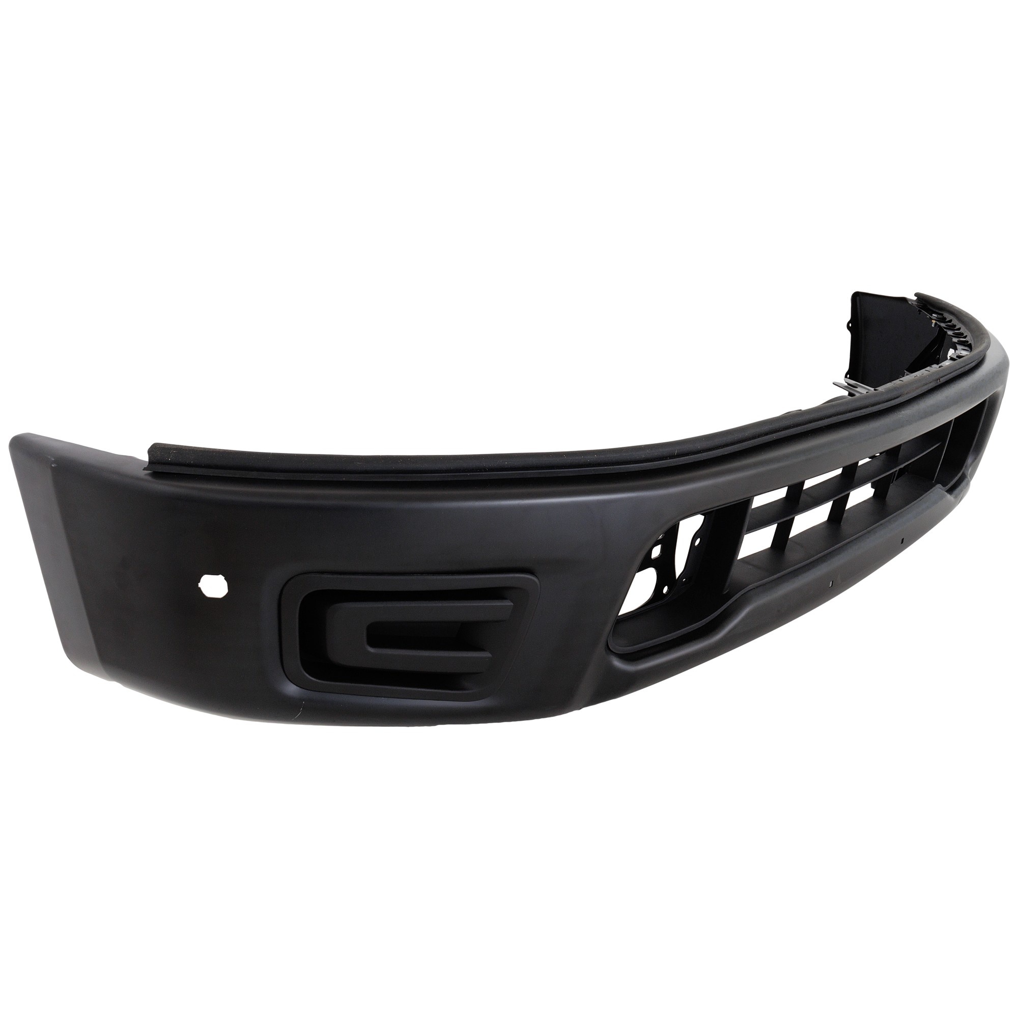 1653A-90-0 Front, Lower Powdercoated Black Bumper - Image 2