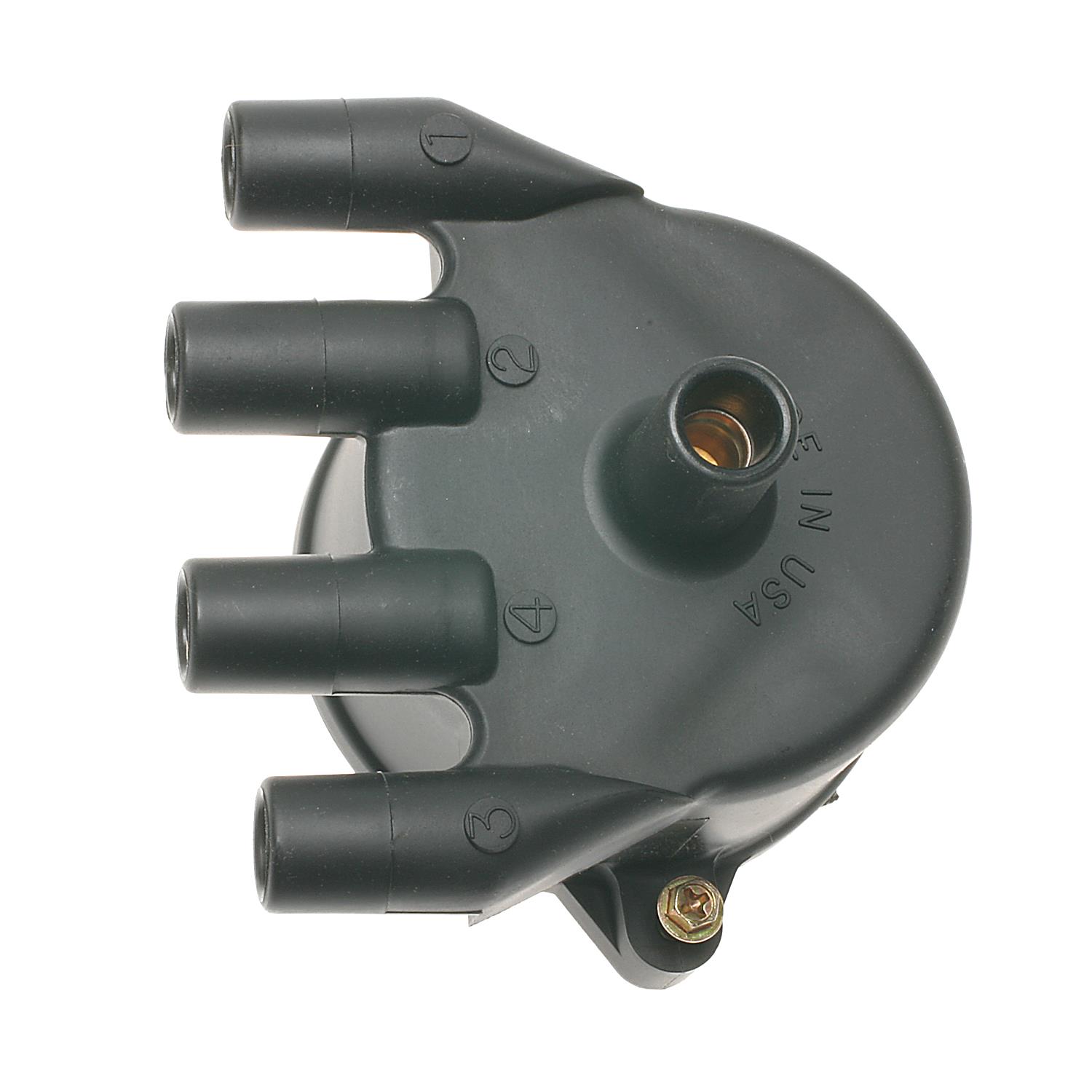 JH-119 Standard OE Replacement Distributor Cap - Black, Direct Fit, Sold individually