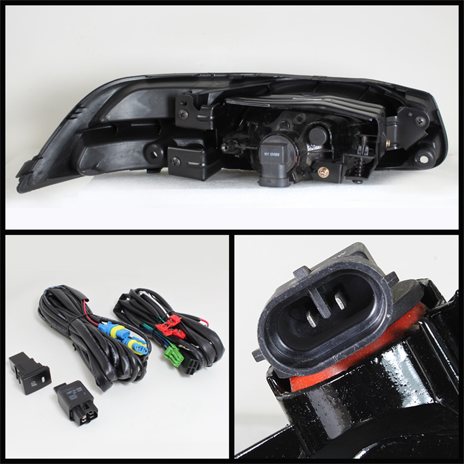5070432 Front, Driver and Passenger Side OE Comparable Light Source Fog Light, With bulb(s), Coupe, Factory Series - Image 2