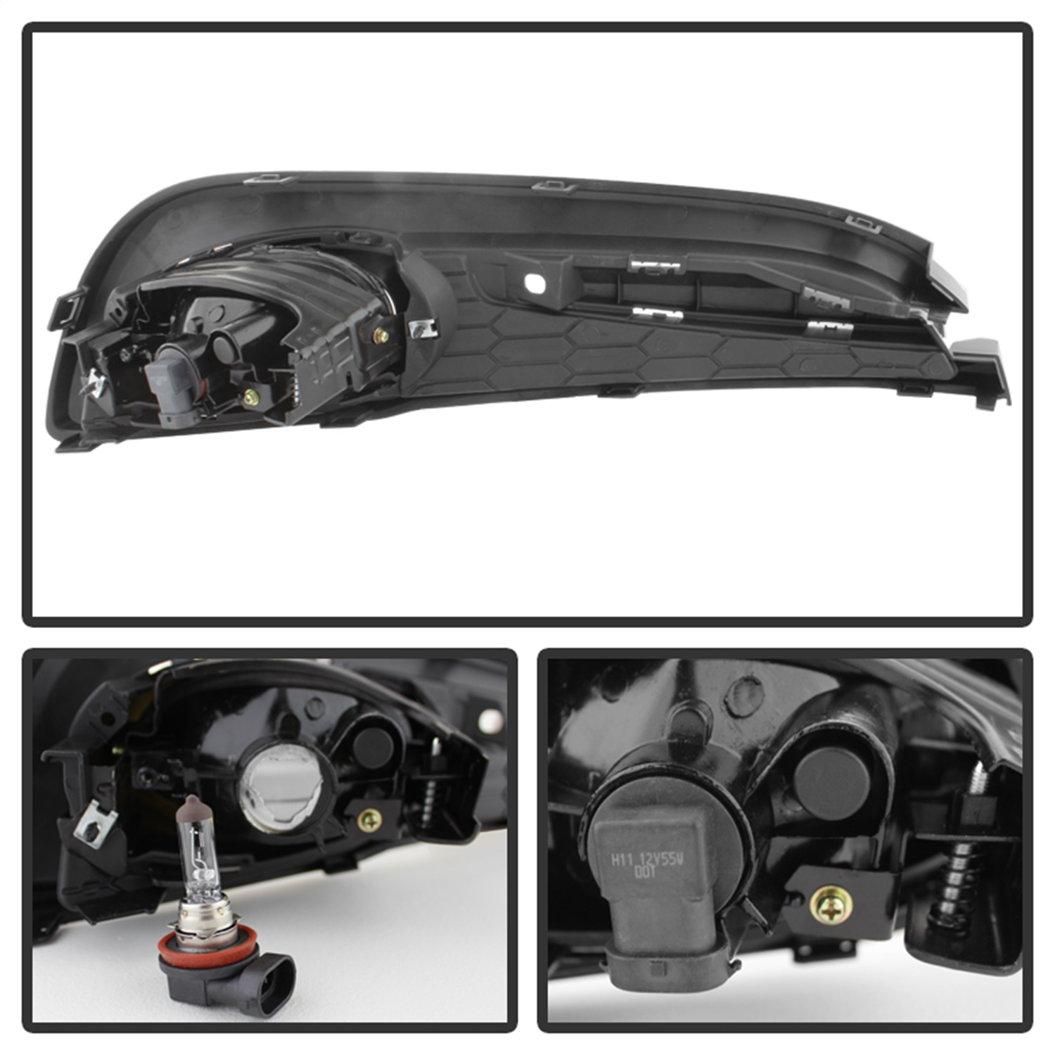 5077745 Front, Driver and Passenger Side OE Comparable Light Source Fog Light, With bulb(s), Sedan, Factory Series - Image 5