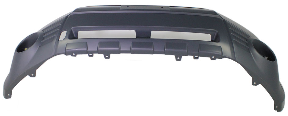 Sport Utility Front and Rear Primed Bumper Cover 2.5L, 4Cyl, Without parking aid sensor holes, With tow hook hole, CAPA Certified