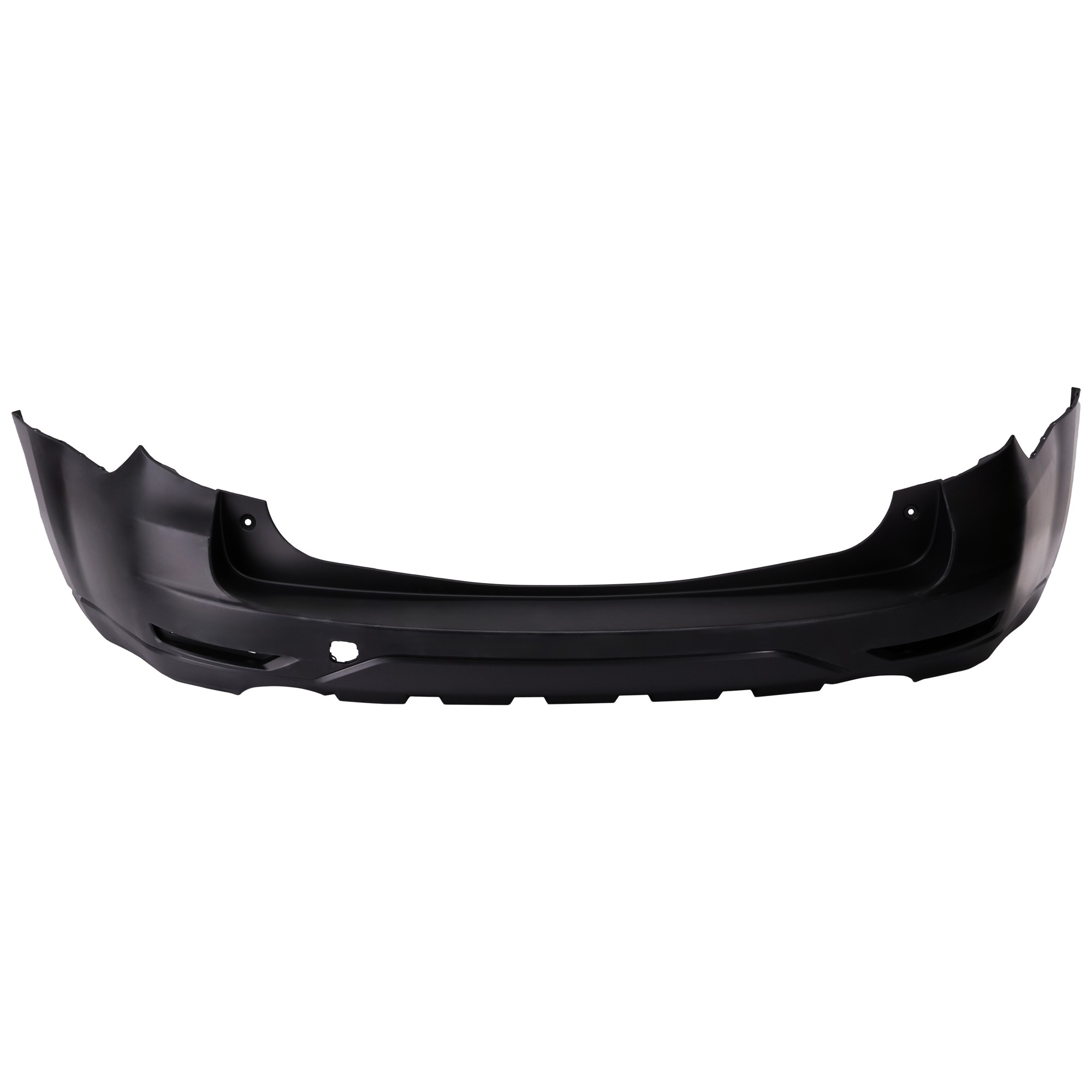 Sport Utility Rear Primed Bumper Cover 2.5L, 4Cyl, Without parking aid sensor holes, With tow hook hole