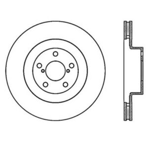 StopTech Front Left Disc Brake Rotor | 126.47018SL