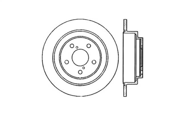 StopTech Rear Right Disc Brake Rotor | 126.47011SR