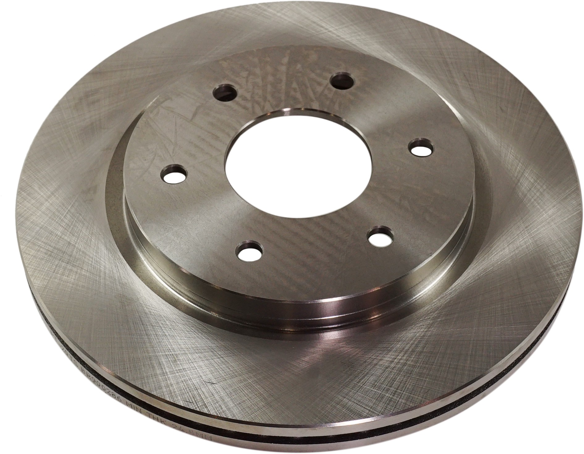 Front, Driver or Passenger Side Brake Disc, Plain Surface, Vented, 6 Lugs, For Models with 320mm Front Disc, Pro-Line Series