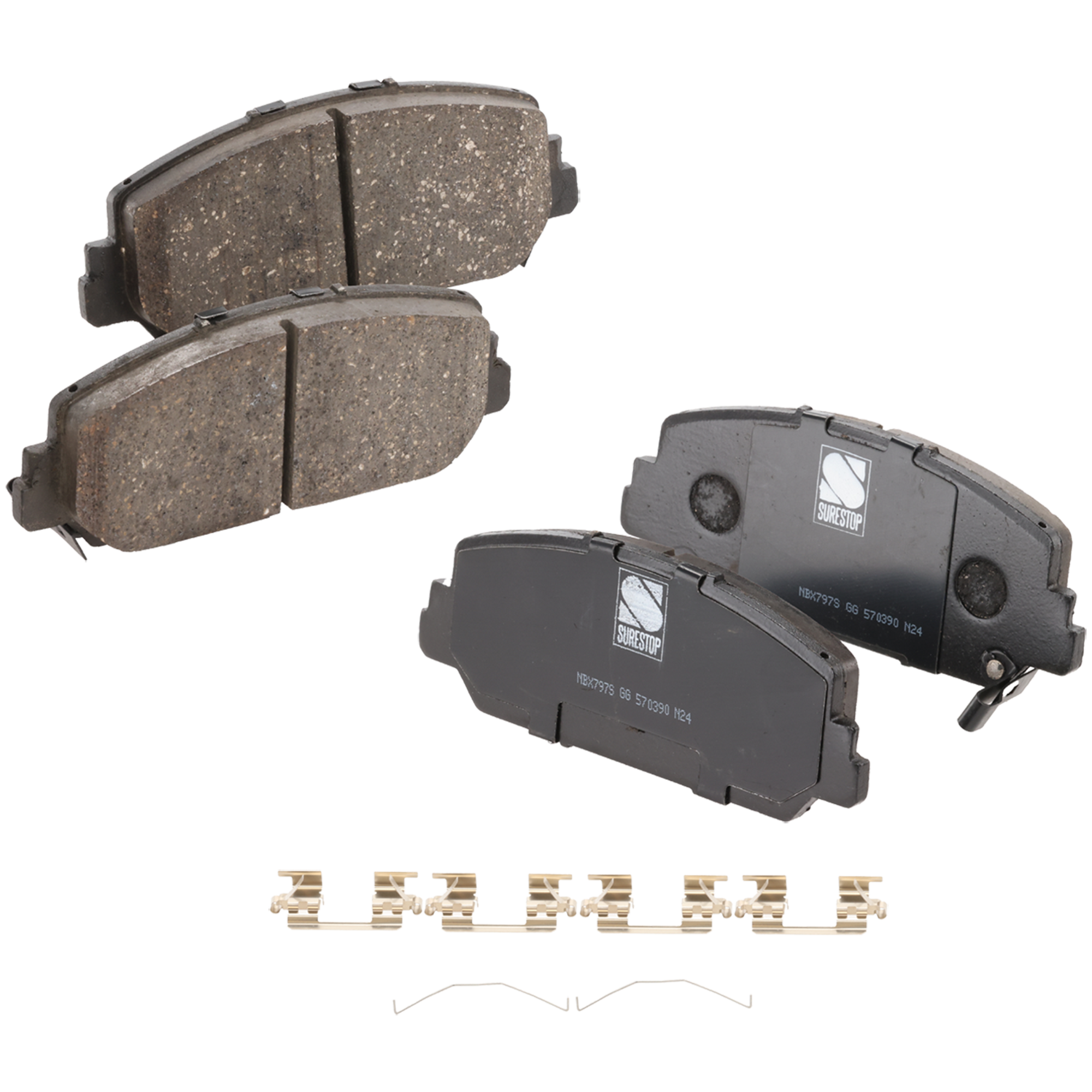 Front Brake Pad Set, Ceramic, Pro-Line Series - Image 2