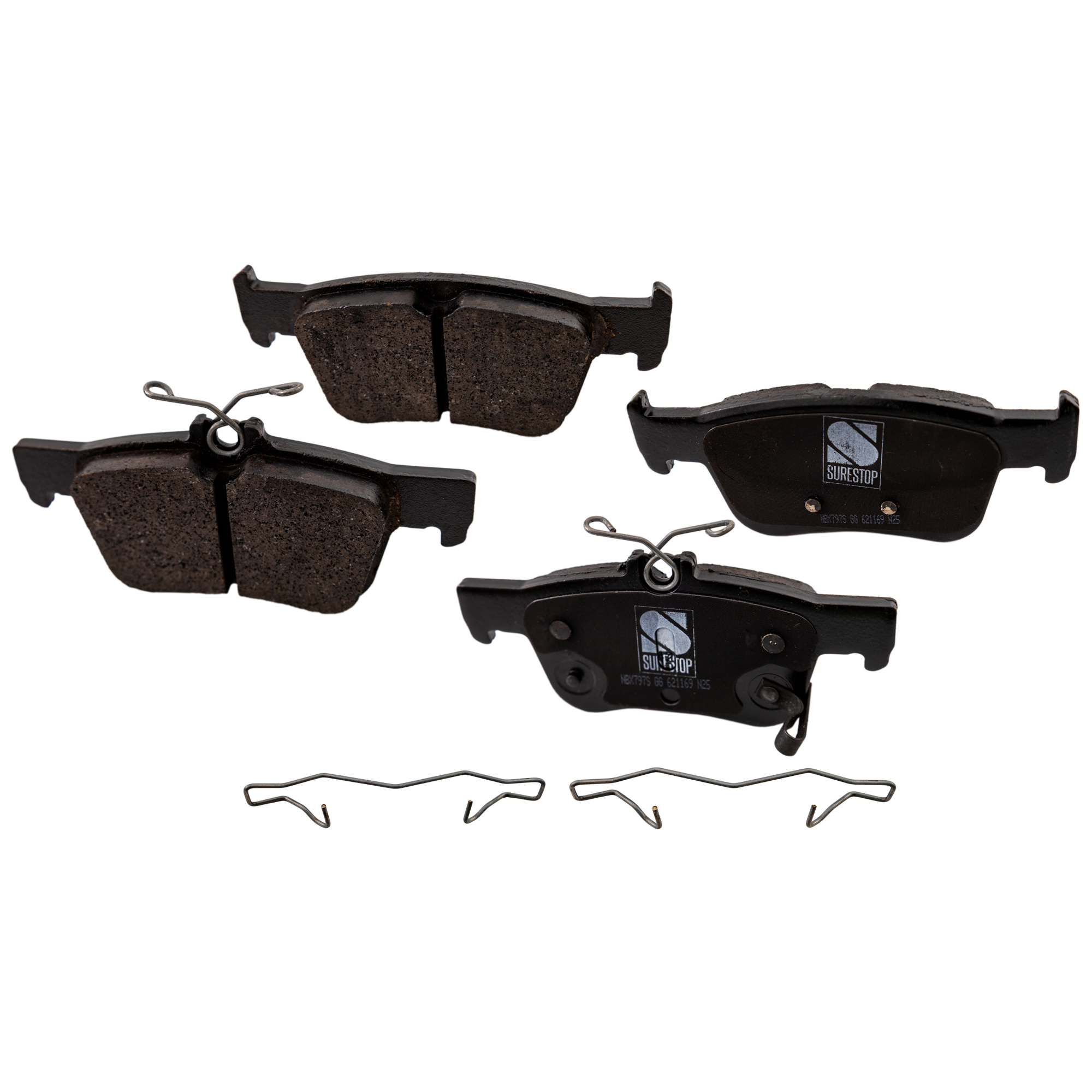 Rear Brake Pad Set, 2-Wheel Set, Ceramic - Image 2