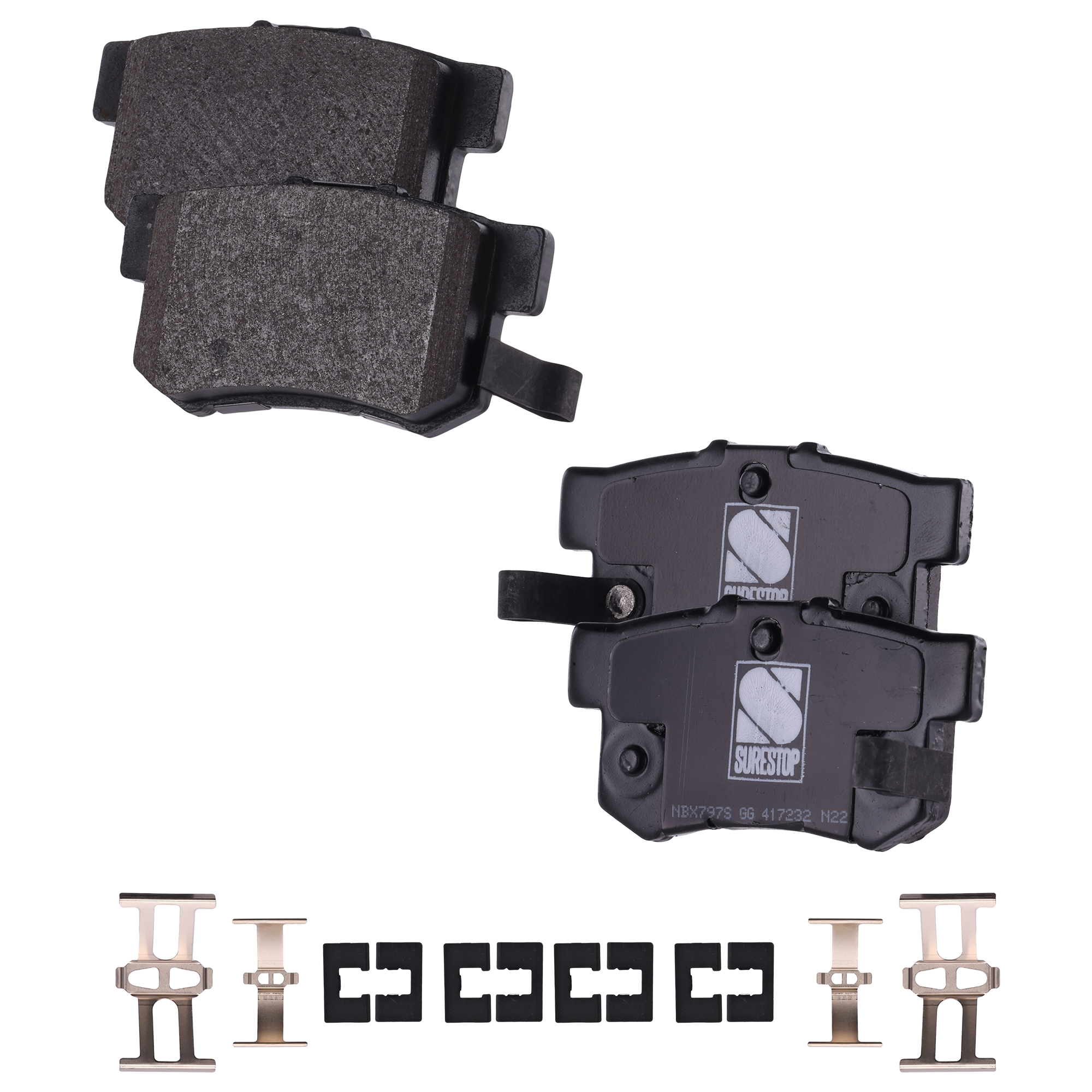 Rear Brake Pad Set, Ceramic, Pro-Line Series - Image 2