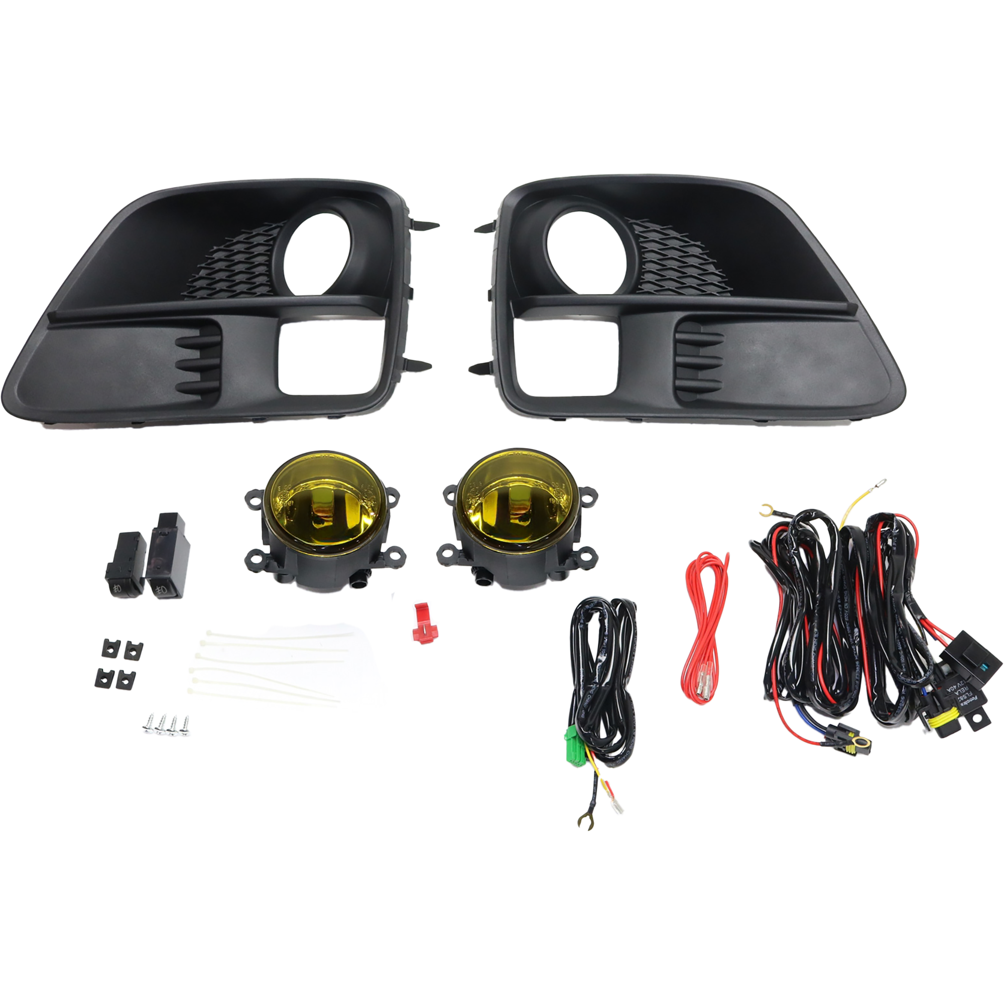 Front, Driver and Passenger Side Halogen Fog Light, With bulb(s) - Image 2