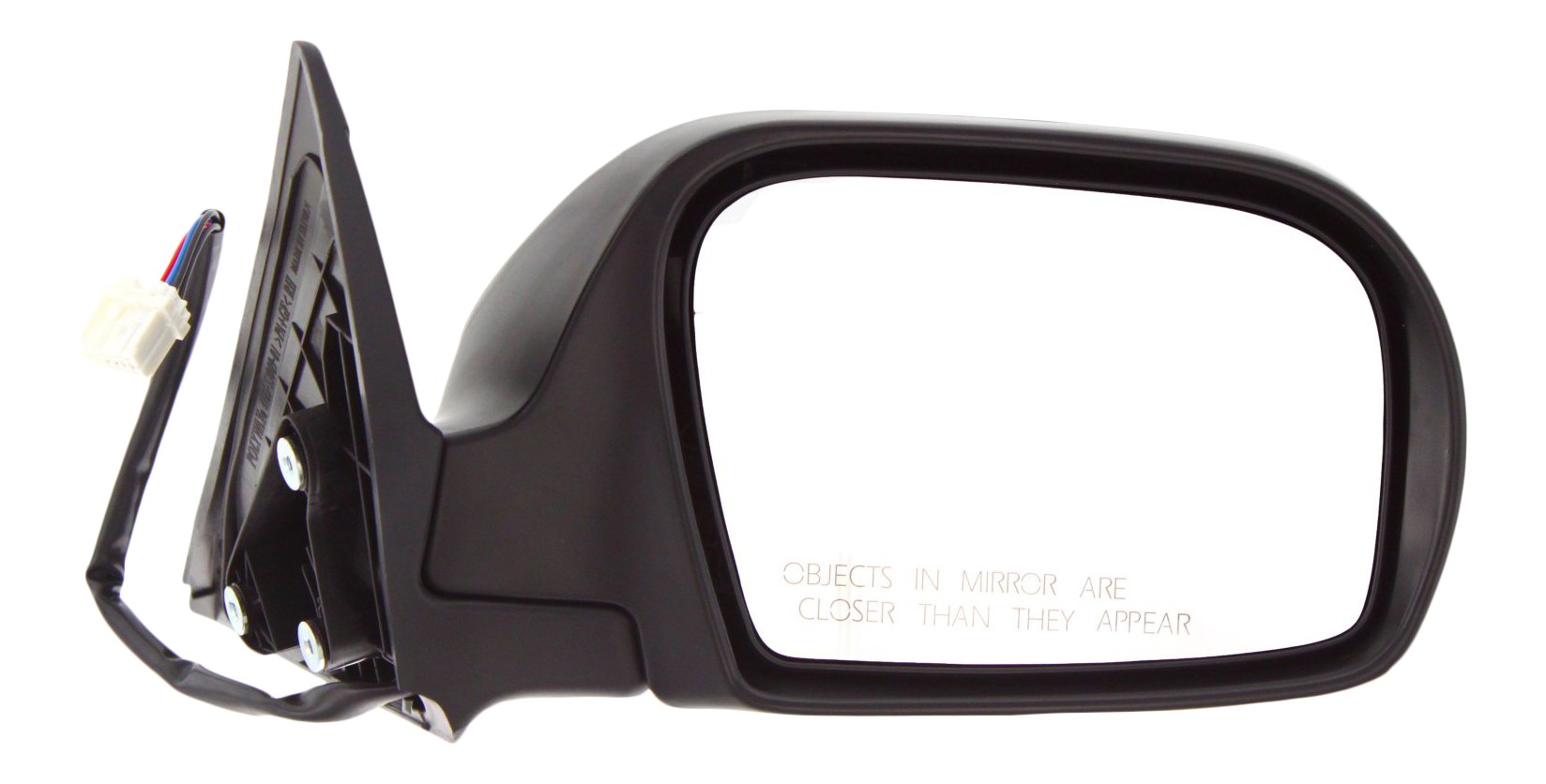 Passenger Side Mirror, Power Adjust, Manual Folding, Heated, Textured Black, No Signal Light, No Memory, No Puddle Light, No Auto-Dimming, No Blind Spot Feature, 4 Cyl., 2.5L Engine