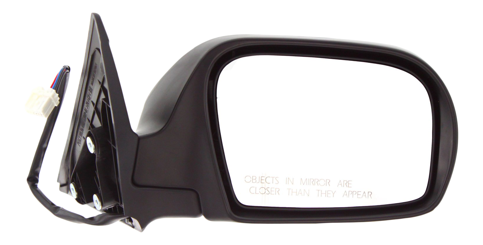 Passenger Side Mirror, Power Adjust, Manual Folding, Heated, Textured Black, No Signal Light, No Memory, No Puddle Light, No Auto-Dimming, No Blind Spot Feature, 4 Cyl., 2.5L Engine - Image 2