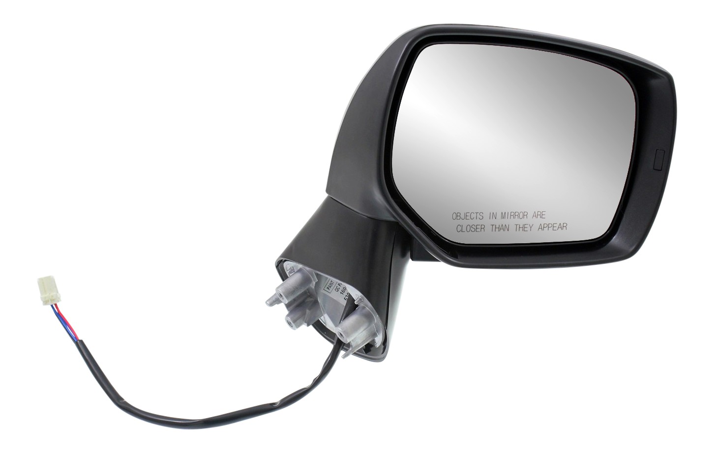 Passenger Side Mirror, Power Adjust, Manual Folding, Heated, Paintable, No Signal Light, No Memory, No Puddle Light, No Auto-Dimming, No Blind Spot Feature