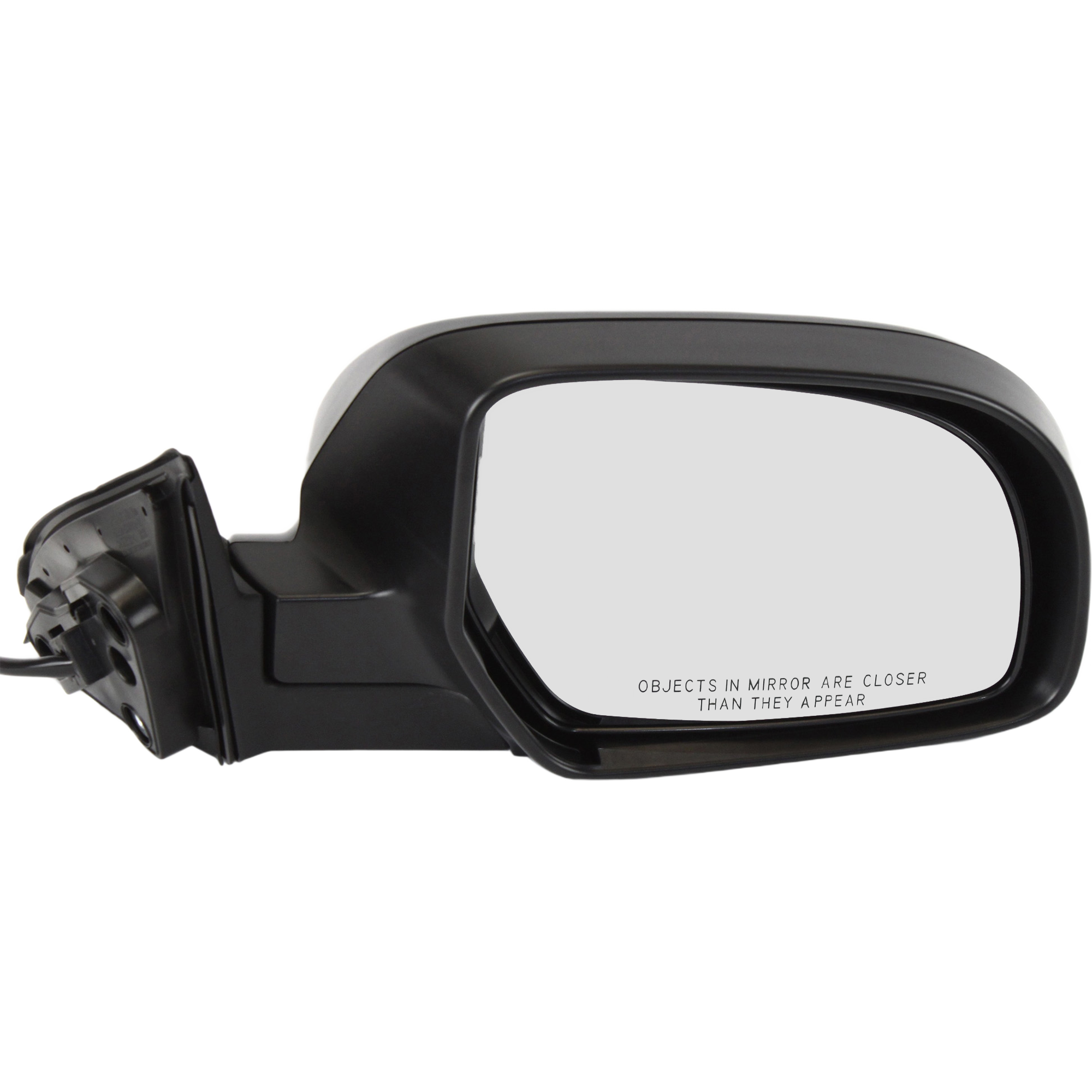 Passenger Side Mirror, Power Adjust, Non-Heated, Manual Folding, With 1 Paintable and 1 Textured Black Cap, No Signal Light, No Memory, No Puddle Light, No Auto-Dim, No Blind Spot Feature - Image 2