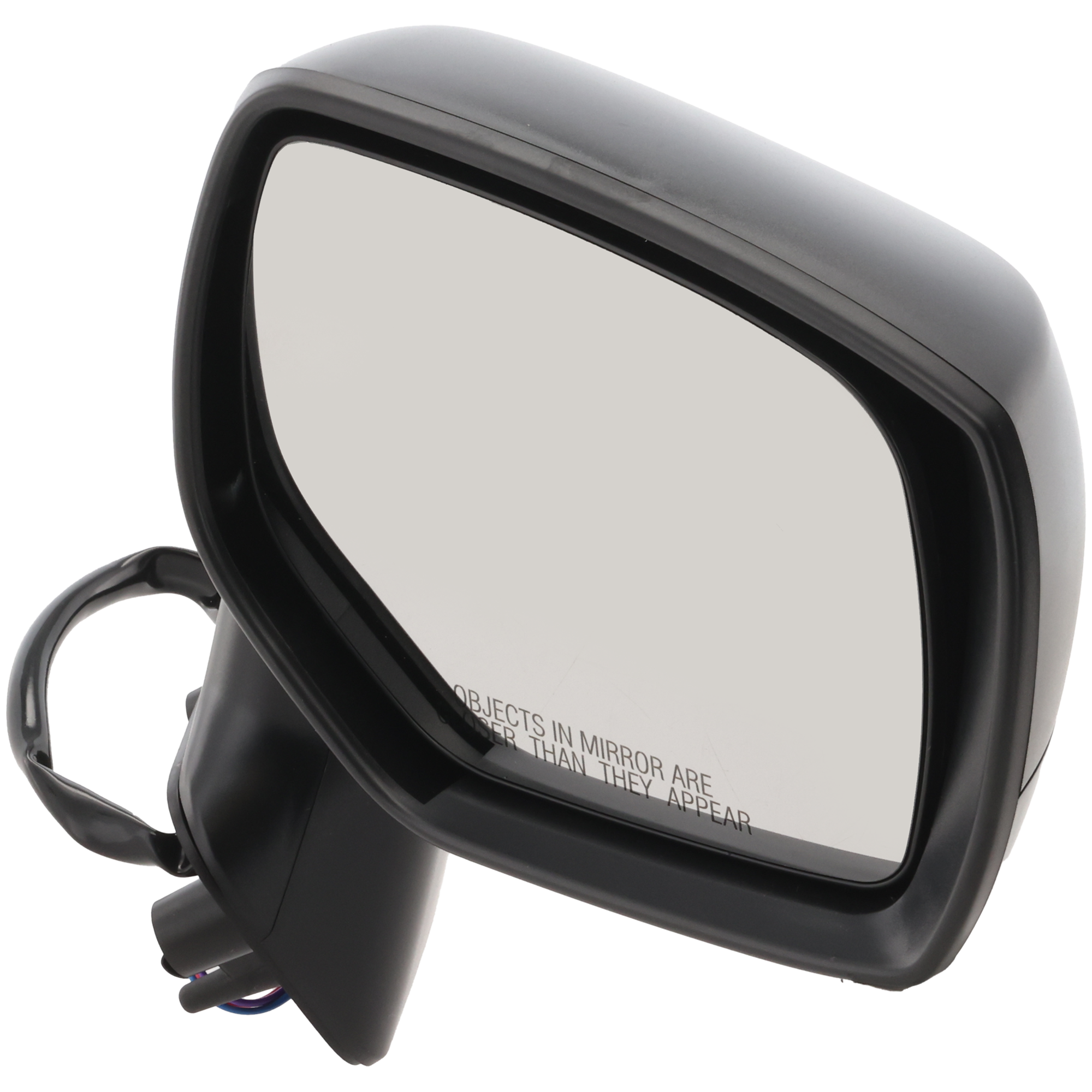 Passenger Side Mirror, Power Adjust, Non-Heated, Manual Folding, With 1 Paintable and 1 Textured Black Cap, No Signal Light, No Memory, No Puddle Light, No Auto-Dim, No Blind Spot Feature - Image 2