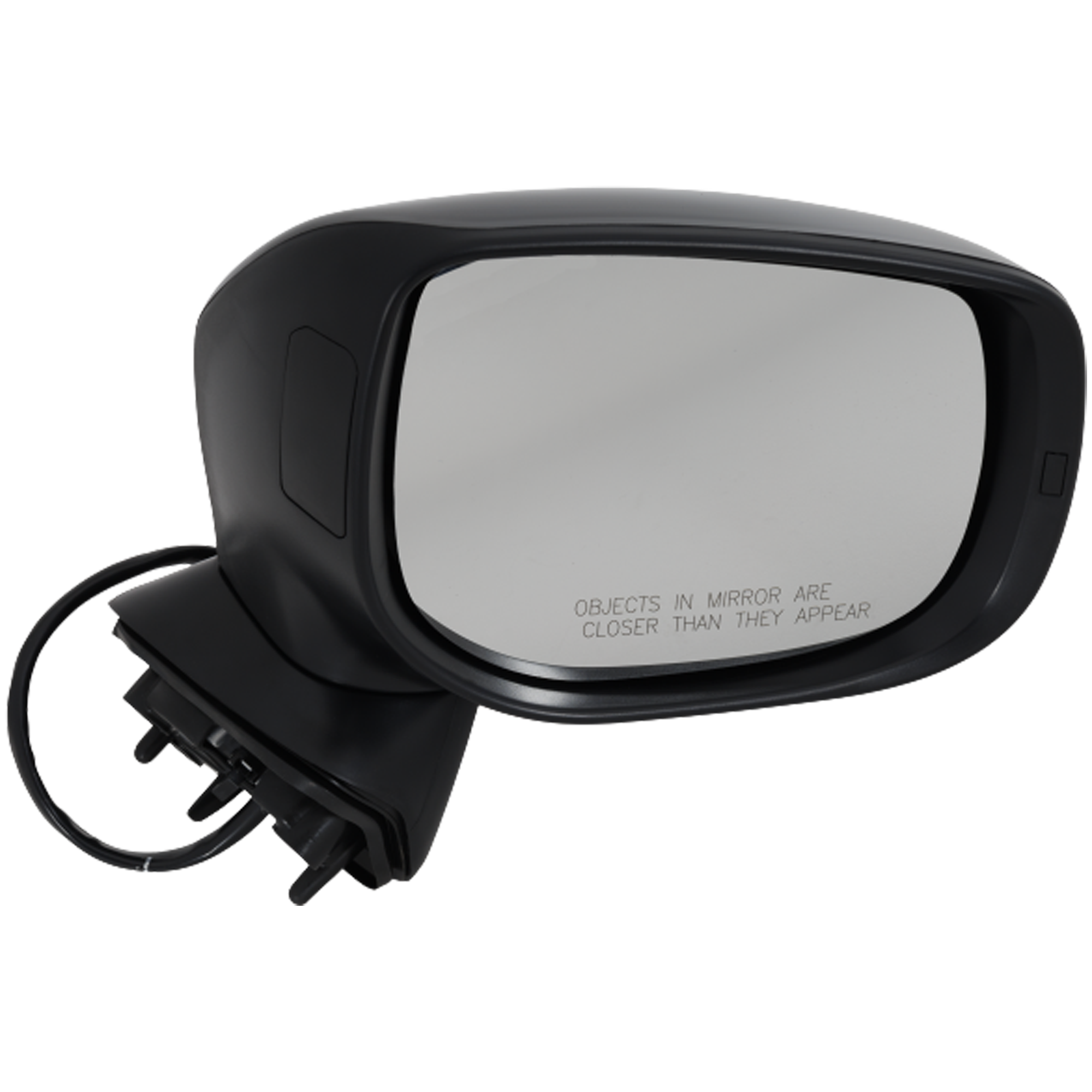 Passenger Side Mirror, Power Adjust, Non-Heated, Manual Folding, Textured Black, No Signal Light, No Memory, No Puddle Light, No Auto-Dim, No Blind Spot Feature - Image 2