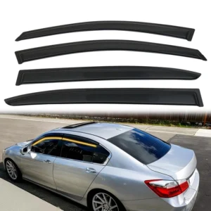Tape on Acrylic Smoke Tinted Mug Style Window Visors for 2013-2016 CX-5 4 Pcs