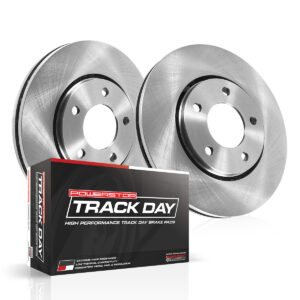 TDBK6111 Front Brake Disc and Pad Kit, Silver zinc-plated, Plain Surface, 5 Lugs, 277 mm, Carbon Fiber Metallic, Track Day