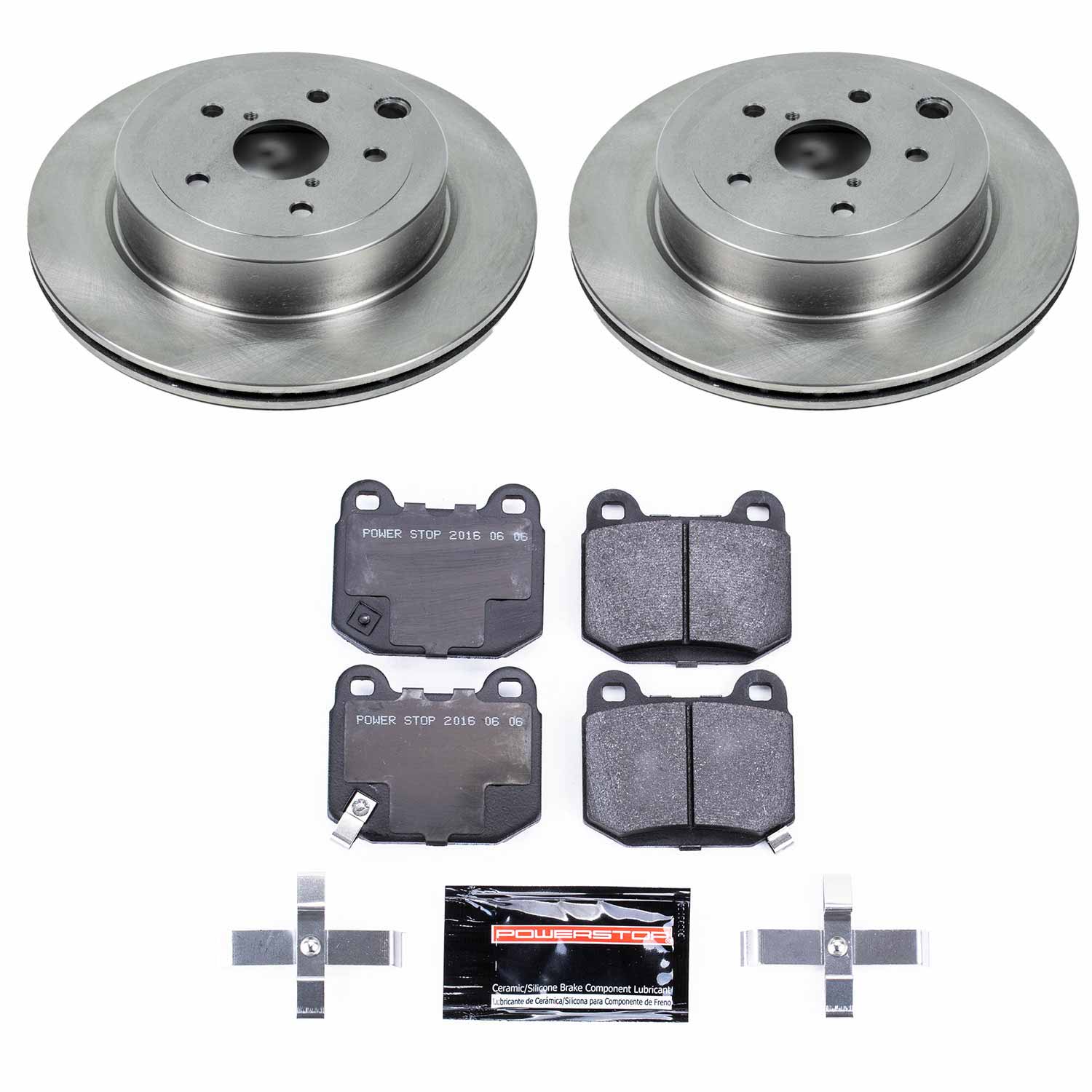 TDSK5305 Rear Brake Disc and Pad Kit, Silver zinc-plated, Plain Surface, 5 Lugs, 316 mm, Carbon Fiber Metallic, Track Day Spec