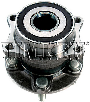 HA590313 Rear, Driver or Passenger Side Wheel Hub, 5 Lugs, With Bearing, OE Replacement