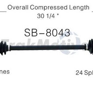 TrakMotive CV Axle Shaft | SB-8043