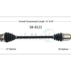 TrakMotive CV Axle Shaft | SB-8122