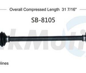 TrakMotive SB-8105 | Subaru Forester CV Axle Shaft