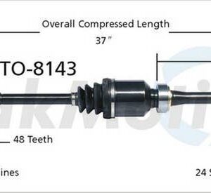 TrakMotive TO-8143 | Front Right CV Axle Shaft