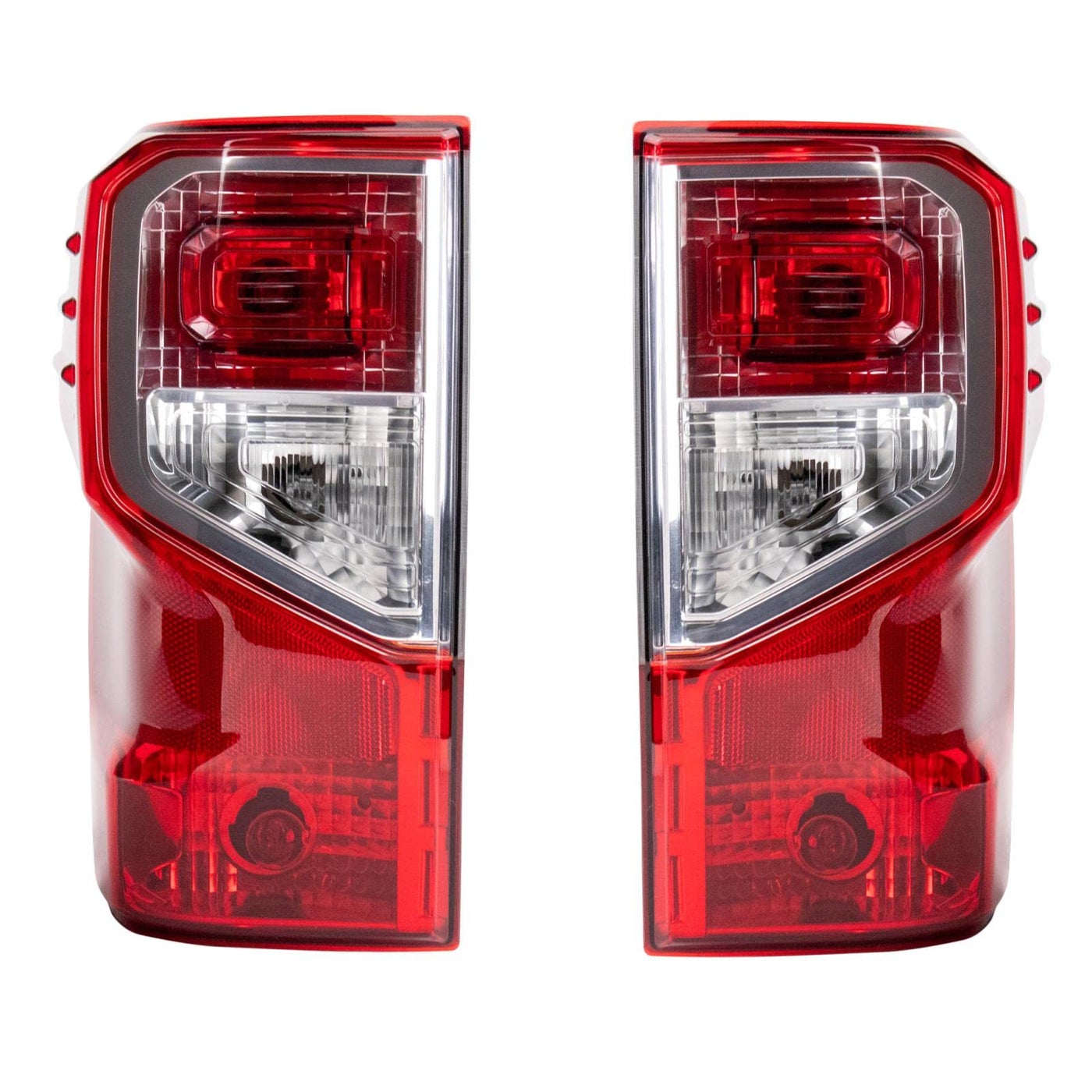TRQ 2 Piece Driver Passenger Side Tail Light Assembly Set Compatible with 20172021 Nissan Titan 20162021 Titan XD NI2800211 NI2801211