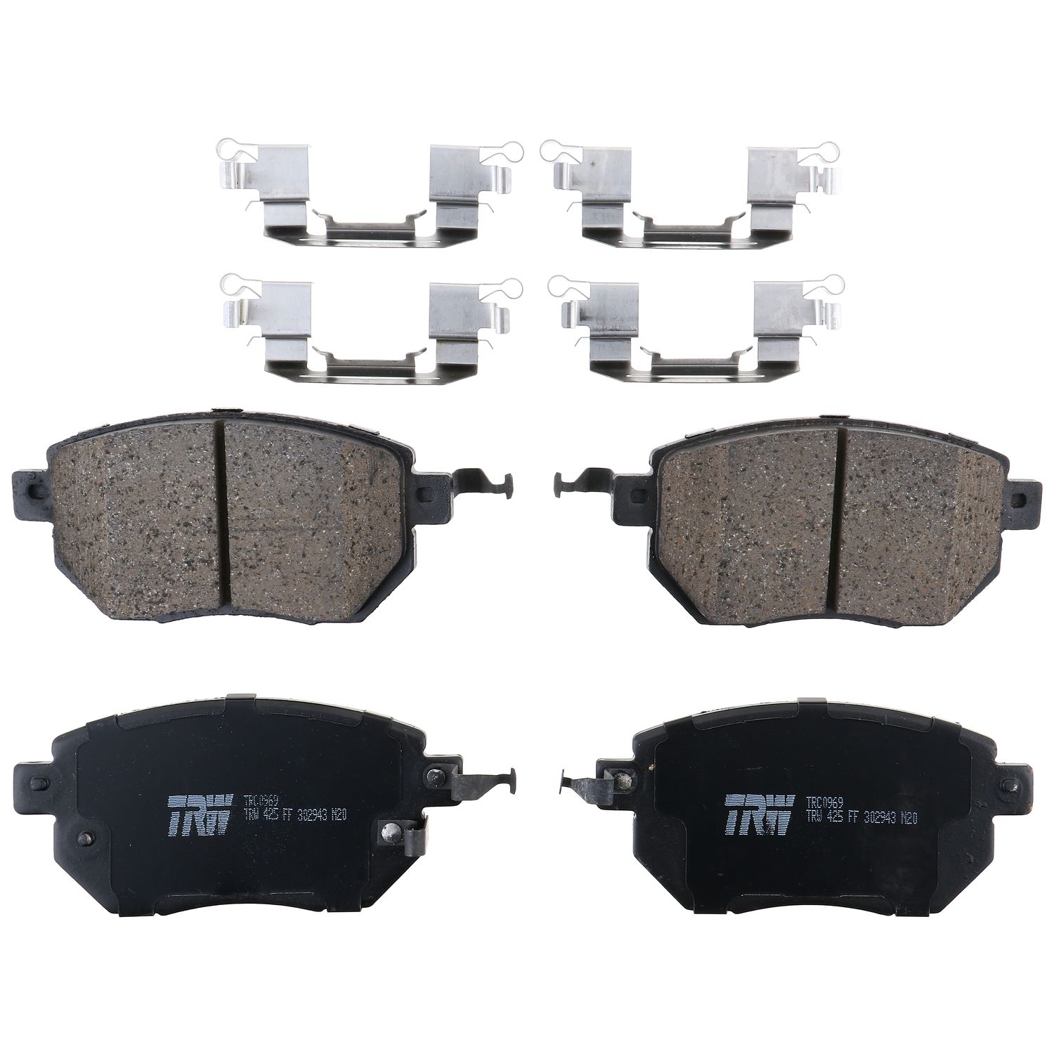 TRC0969 Front Premium Braking Series Ceramic Brake Pad Set