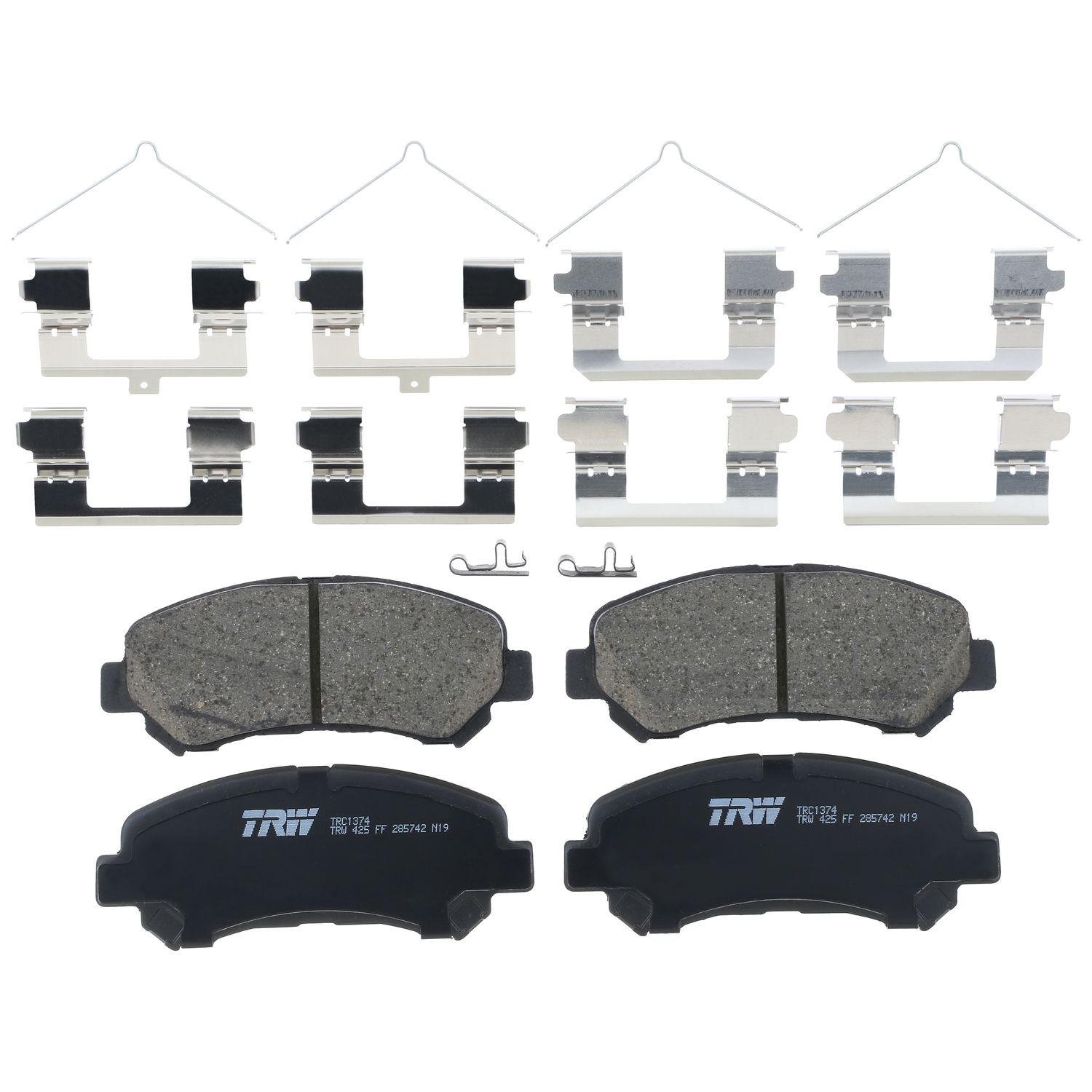 TRC1374 Front Premium Braking Series Ceramic Brake Pad Set