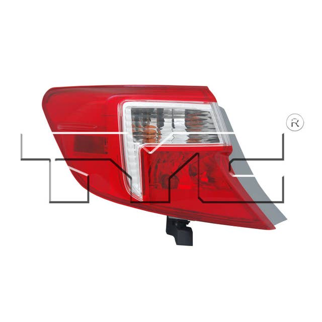 TYC Left Outer Tail Light Assembly for a Toyota Camry | 11-6412-00-9