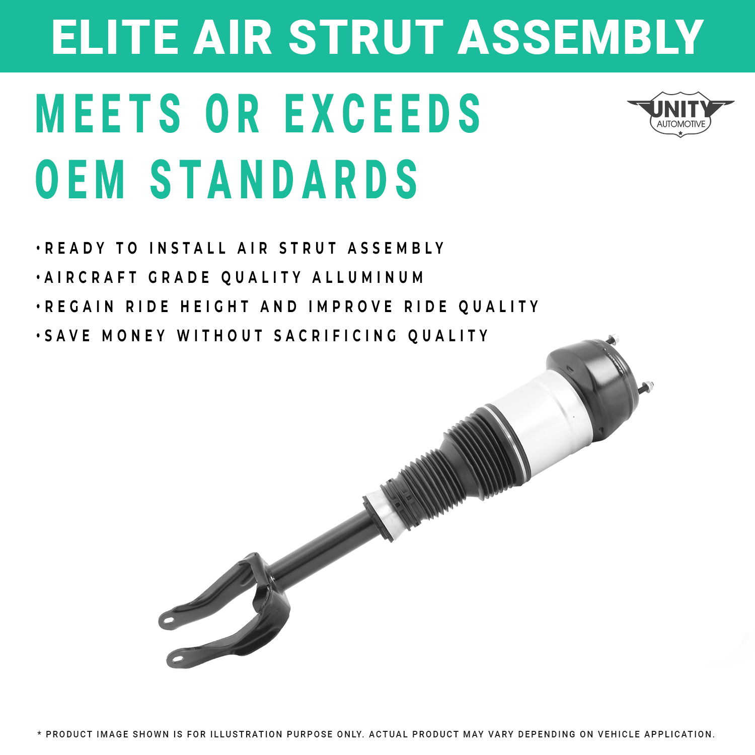 11541 Front, Driver Side Fully Loaded Strut, OE Replacement - Image 2
