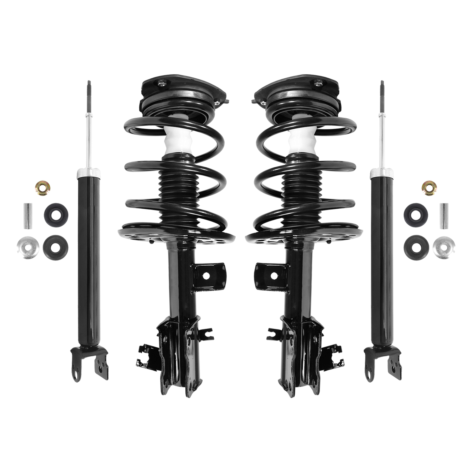 4-11611-255030-001 Front and Rear, Driver and Passenger Side Shock and Fully Loaded Strut