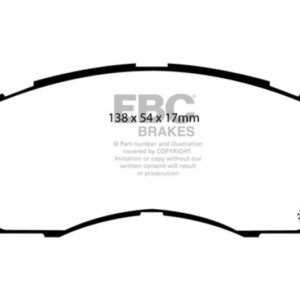 UD722 Front Ultimax2 OEM Replacement Aramid Fiber Brake Pad Set