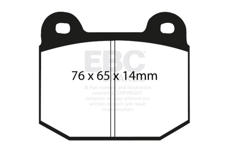 UD961 Rear Ultimax2 OEM Replacement Aramid Fiber Brake Pad Set