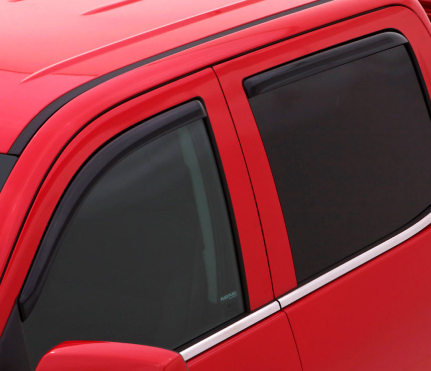 194375 Front and Rear Window Visor, Smoke
