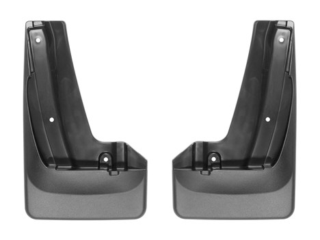 110072 Front, Driver and Passenger Side Mud Flaps, Black, Plastic, DigitalFit Series