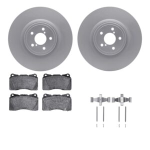 WDWH1-13020 Front Brake Disc and Pad Kit, Coated, Plain Surface, 330 mm, Ceramic, R1 GEO-Carbon Rotors with Ceramic Pads Series