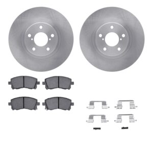 WFWH1-13020 Front Brake Disc and Pad Kit, Plain Surface, 279 mm, Ceramic, R1 eLINE Silver Rotors with Ceramic Pads Series