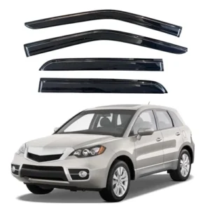 Window Visor Compatible with Honda Accord Sedan 2008-2012, 4PC Rain Guard Side W