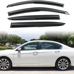 Window Visors Compatible with 2013-2017 Honda Accord 9Th Gen Sedan Only, Acrylic